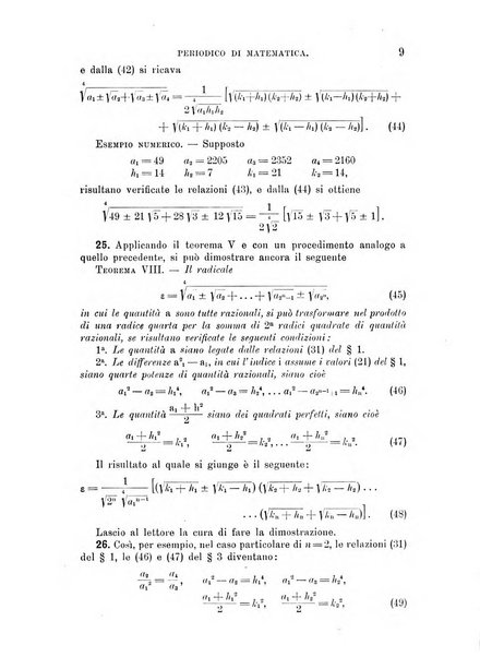 Periodico di matematica per l'insegnamento secondario