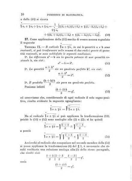 Periodico di matematica per l'insegnamento secondario