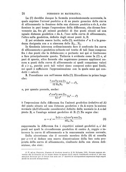 Periodico di matematica per l'insegnamento secondario