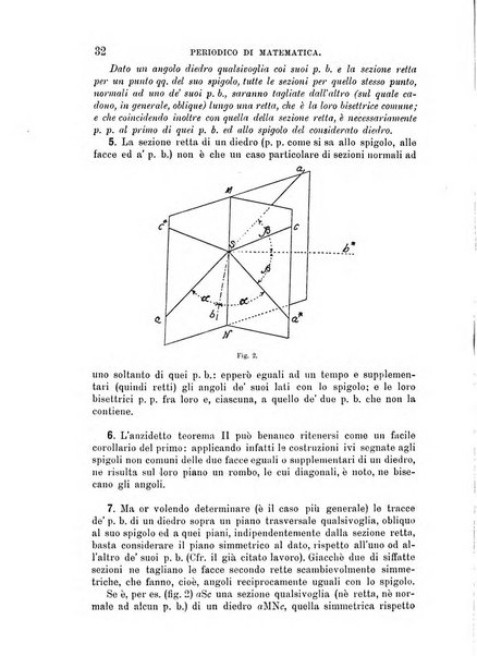 Periodico di matematica per l'insegnamento secondario