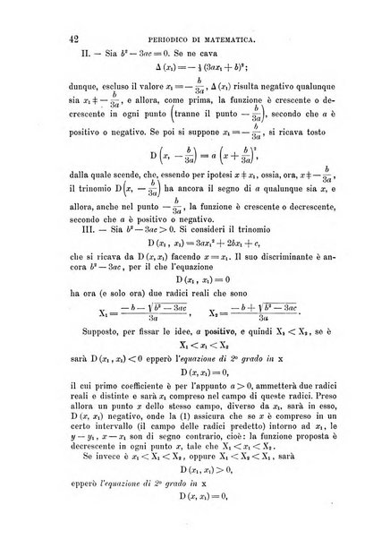 Periodico di matematica per l'insegnamento secondario