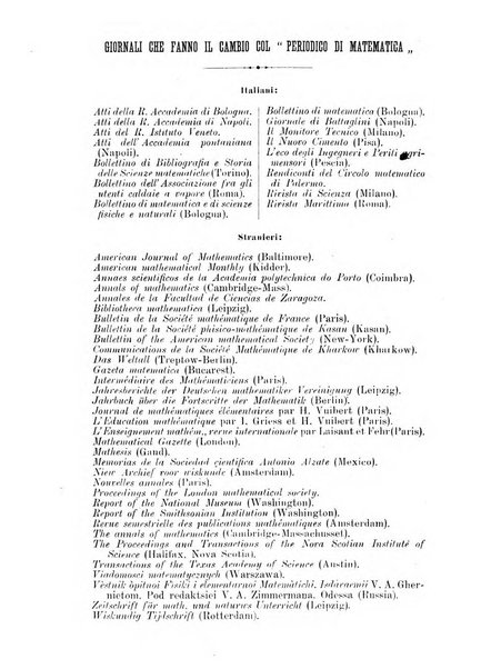 Periodico di matematica per l'insegnamento secondario