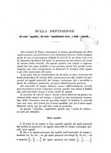 Periodico di matematica per l'insegnamento secondario