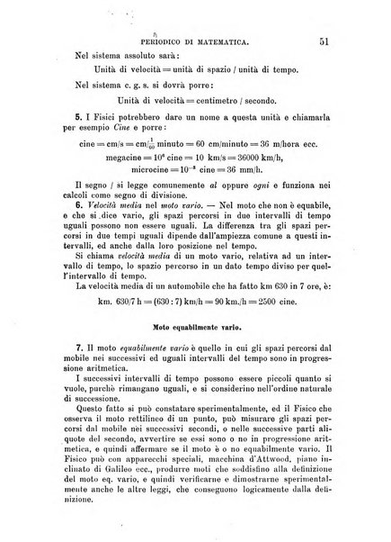 Periodico di matematica per l'insegnamento secondario