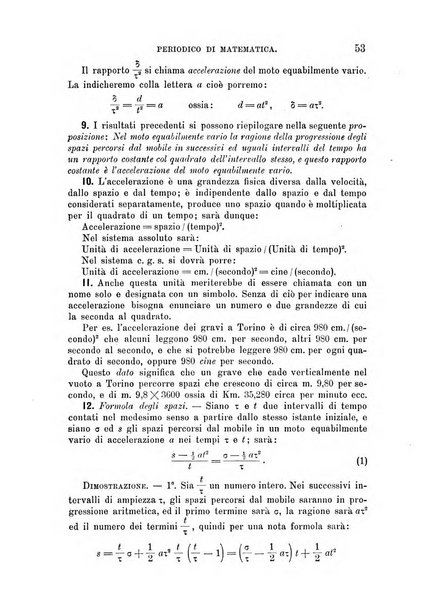 Periodico di matematica per l'insegnamento secondario