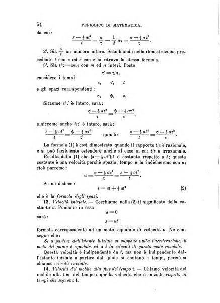 Periodico di matematica per l'insegnamento secondario