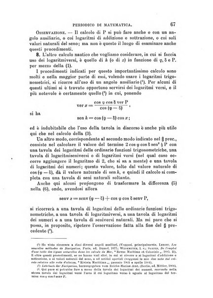 Periodico di matematica per l'insegnamento secondario