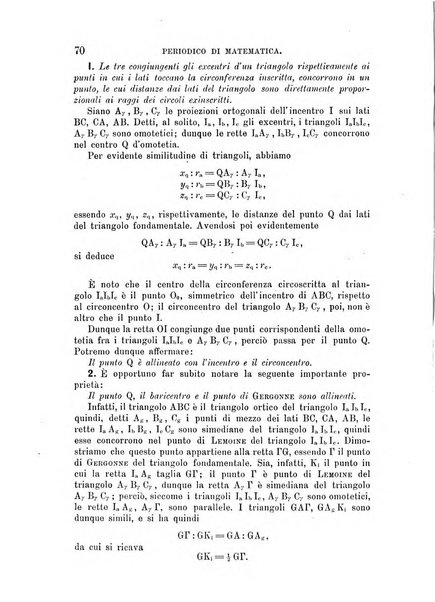 Periodico di matematica per l'insegnamento secondario