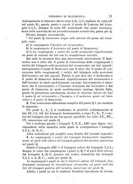 Periodico di matematica per l'insegnamento secondario