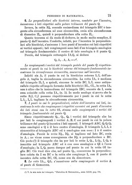 Periodico di matematica per l'insegnamento secondario