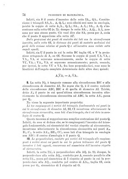 Periodico di matematica per l'insegnamento secondario