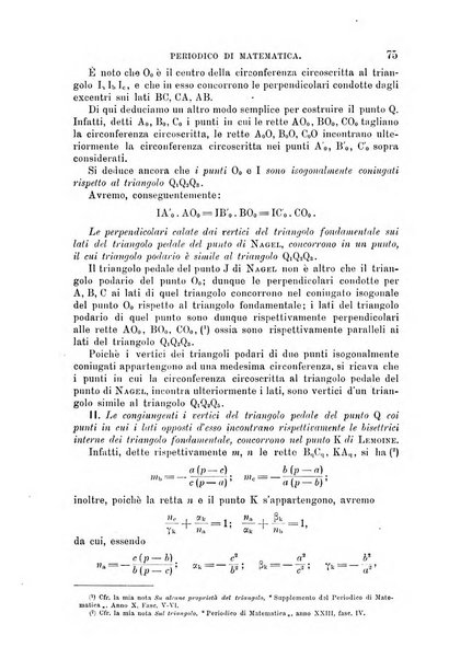 Periodico di matematica per l'insegnamento secondario