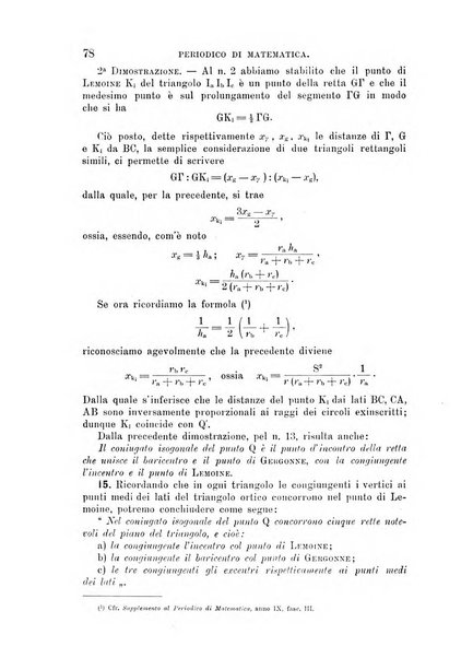 Periodico di matematica per l'insegnamento secondario
