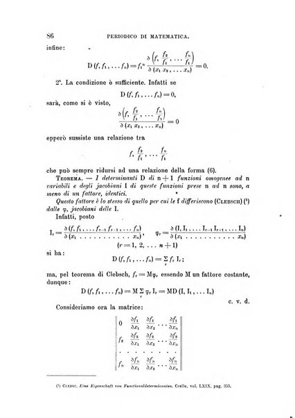 Periodico di matematica per l'insegnamento secondario