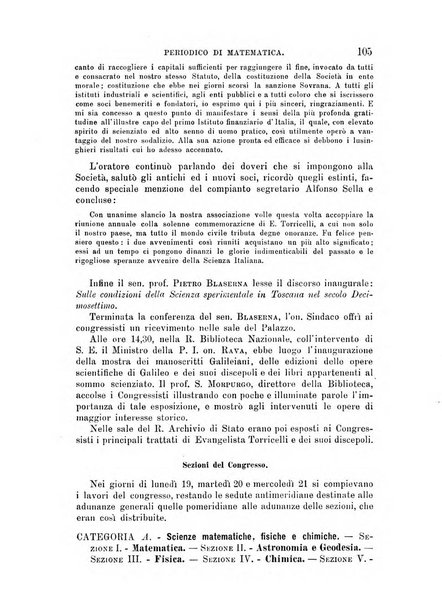 Periodico di matematica per l'insegnamento secondario