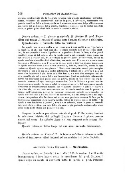 Periodico di matematica per l'insegnamento secondario