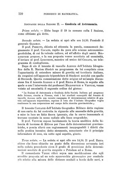 Periodico di matematica per l'insegnamento secondario