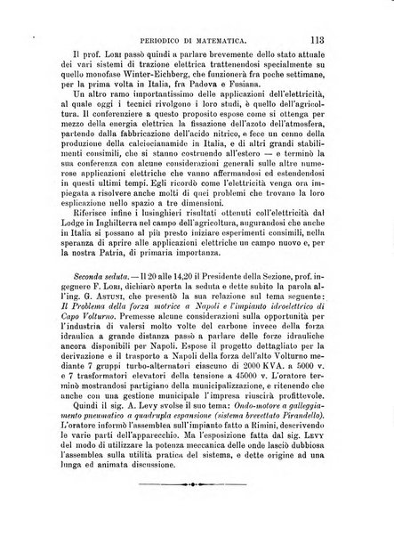 Periodico di matematica per l'insegnamento secondario