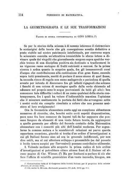 Periodico di matematica per l'insegnamento secondario