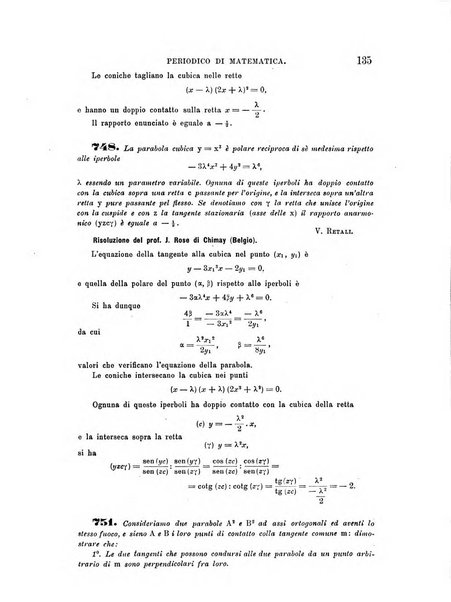 Periodico di matematica per l'insegnamento secondario