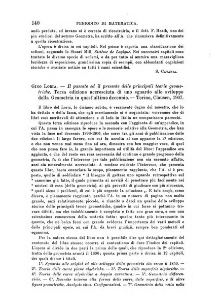 Periodico di matematica per l'insegnamento secondario