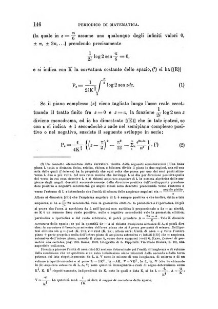 Periodico di matematica per l'insegnamento secondario