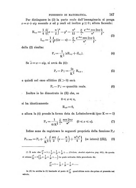 Periodico di matematica per l'insegnamento secondario