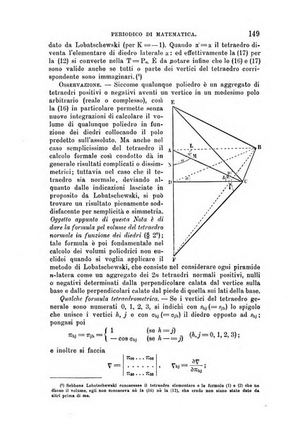 Periodico di matematica per l'insegnamento secondario