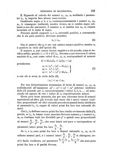 Periodico di matematica per l'insegnamento secondario