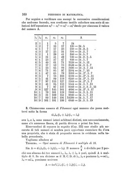 Periodico di matematica per l'insegnamento secondario