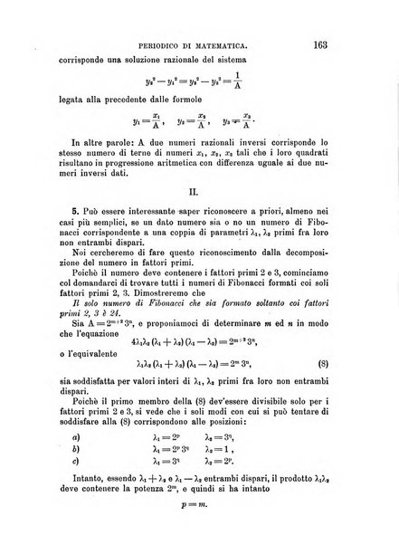 Periodico di matematica per l'insegnamento secondario