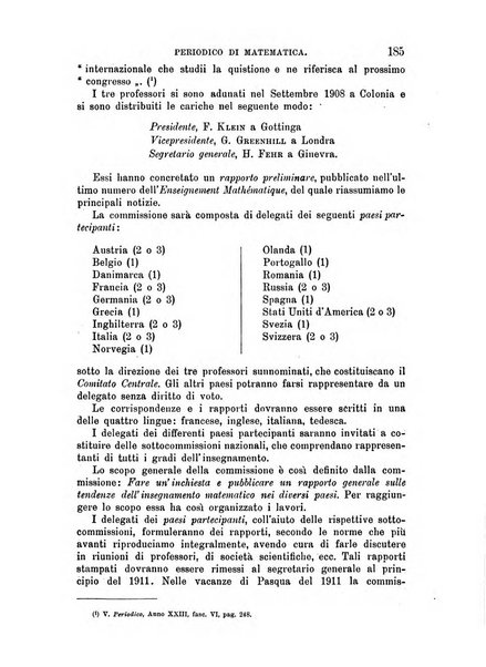 Periodico di matematica per l'insegnamento secondario