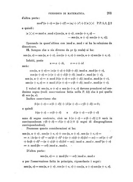 Periodico di matematica per l'insegnamento secondario