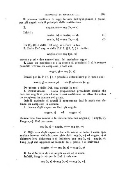 Periodico di matematica per l'insegnamento secondario