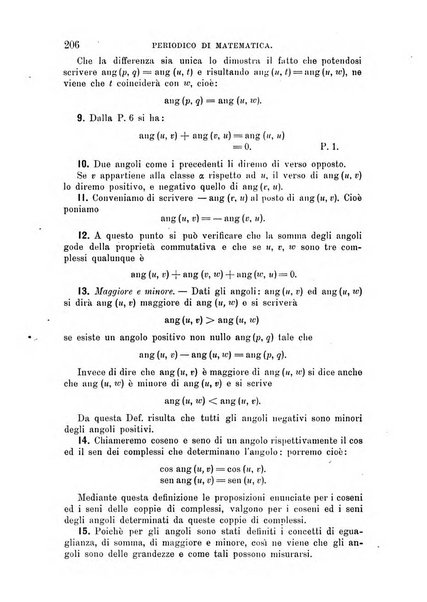 Periodico di matematica per l'insegnamento secondario