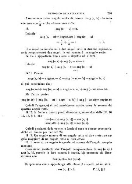 Periodico di matematica per l'insegnamento secondario