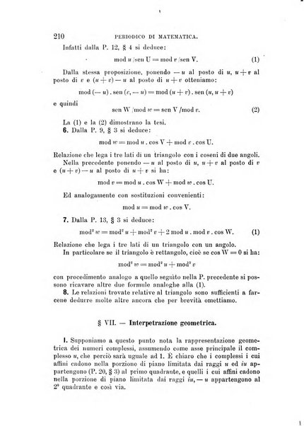 Periodico di matematica per l'insegnamento secondario