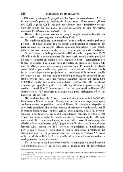 Periodico di matematica per l'insegnamento secondario