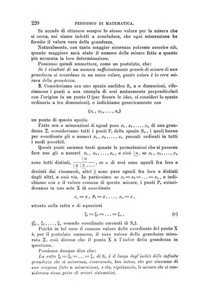 Periodico di matematica per l'insegnamento secondario