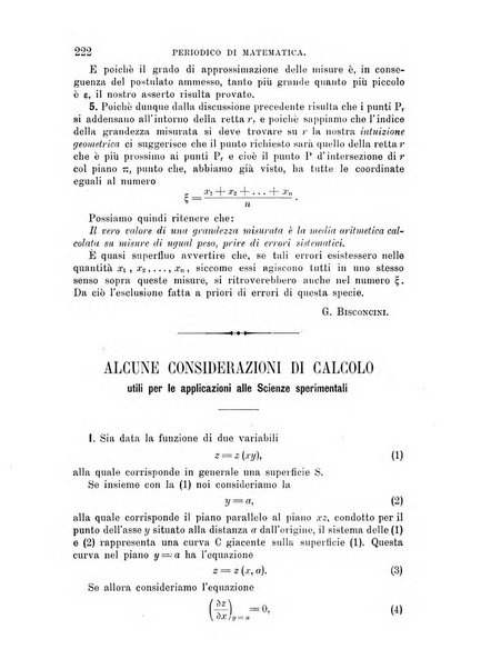 Periodico di matematica per l'insegnamento secondario