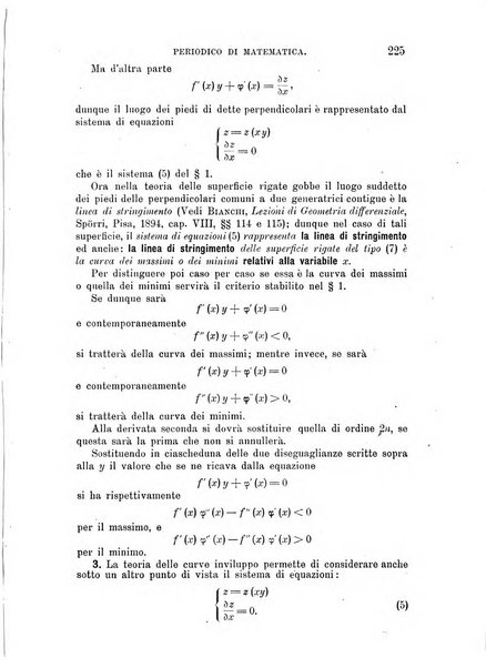 Periodico di matematica per l'insegnamento secondario