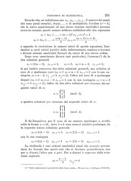 Periodico di matematica per l'insegnamento secondario