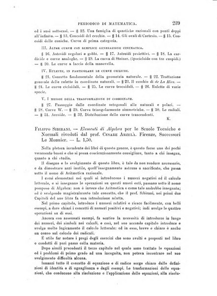 Periodico di matematica per l'insegnamento secondario