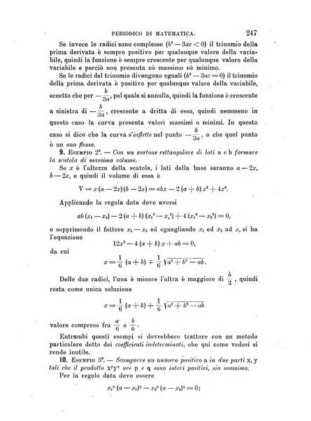 Periodico di matematica per l'insegnamento secondario