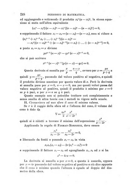 Periodico di matematica per l'insegnamento secondario