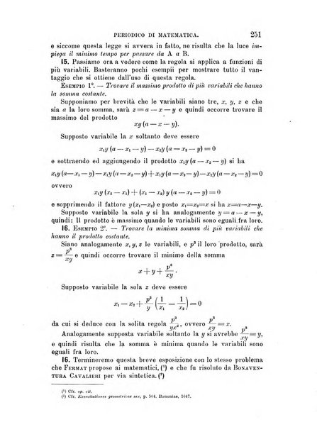 Periodico di matematica per l'insegnamento secondario