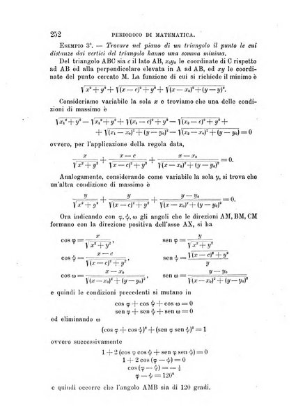 Periodico di matematica per l'insegnamento secondario