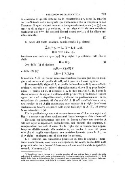 Periodico di matematica per l'insegnamento secondario