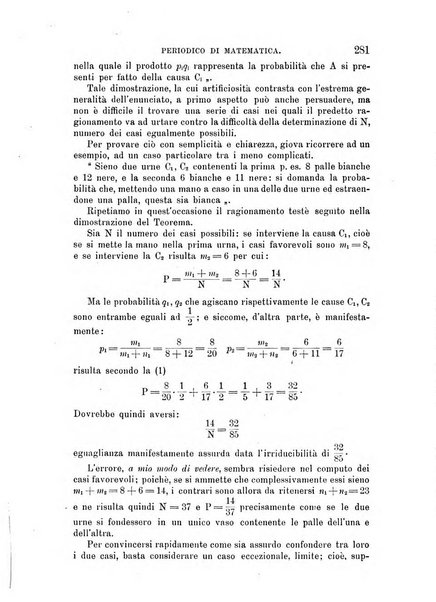 Periodico di matematica per l'insegnamento secondario