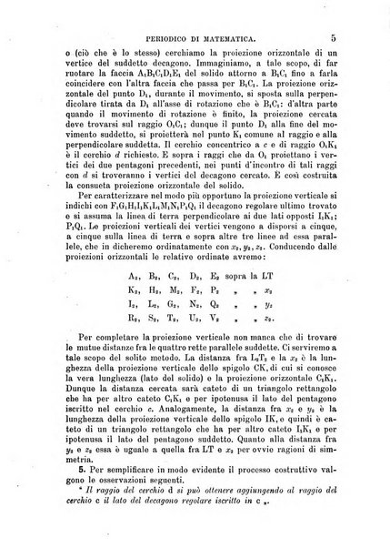 Periodico di matematica per l'insegnamento secondario